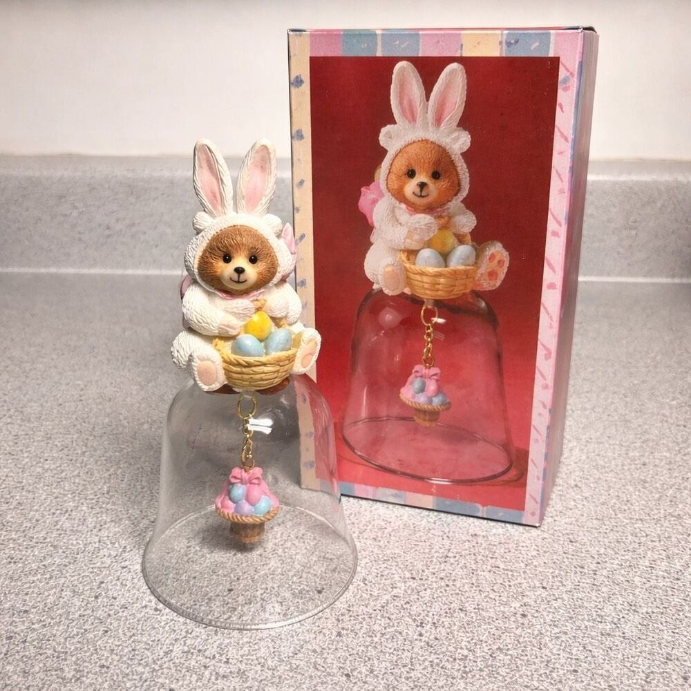 Bearly A Bunny Giftco Glass Bell